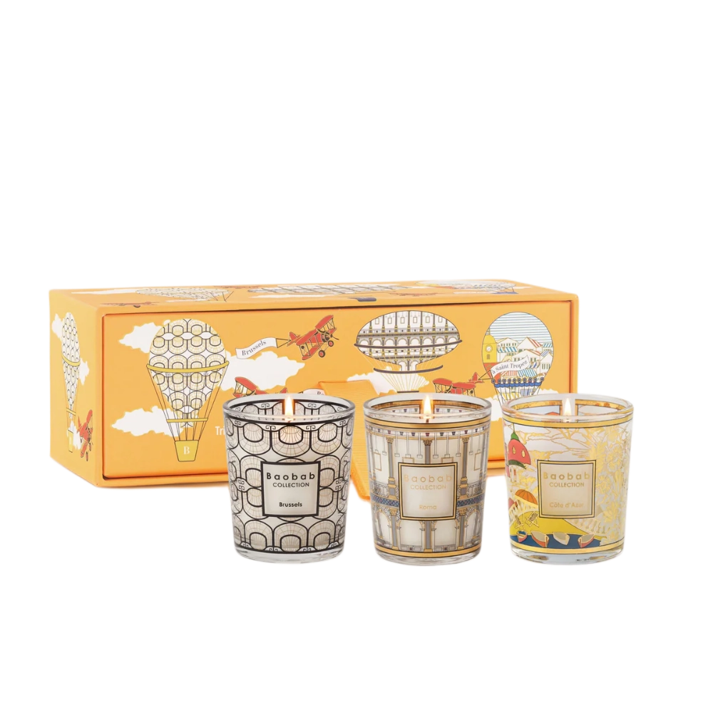 طقم الهدايا تريو بروكسل روما سان تروبيه من Baobab Collection صورة إضافية