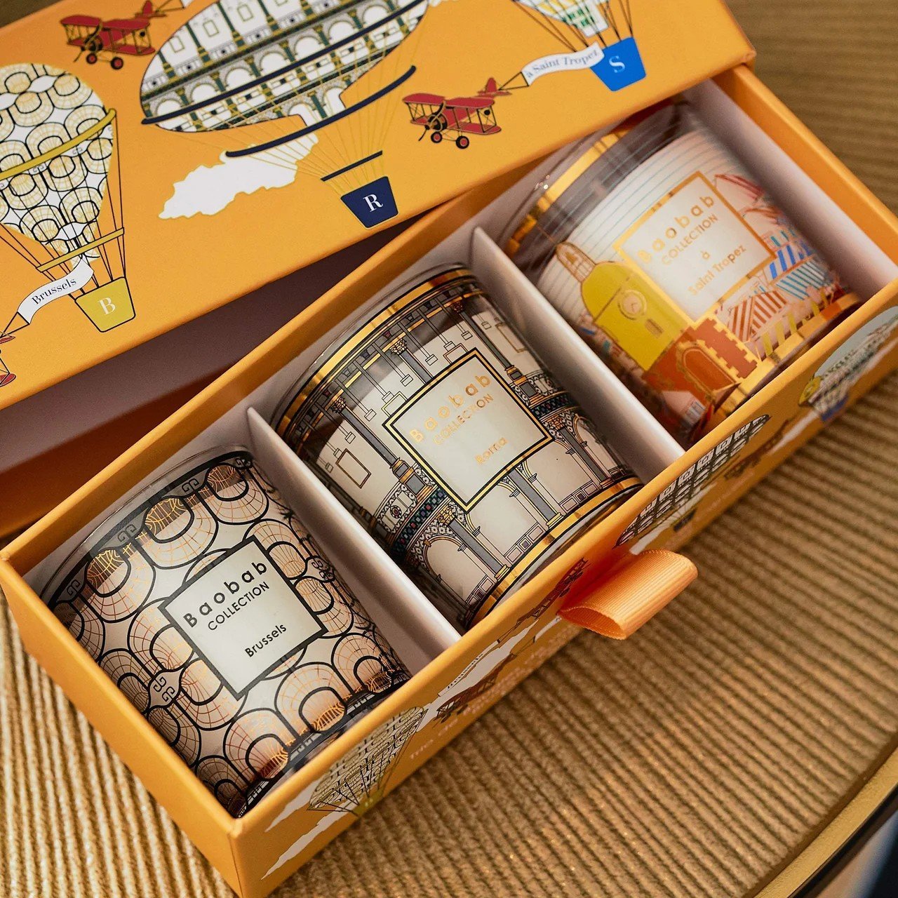 طقم الهدايا تريو بروكسل روما سان تروبيه من Baobab Collection صورة إضافية
