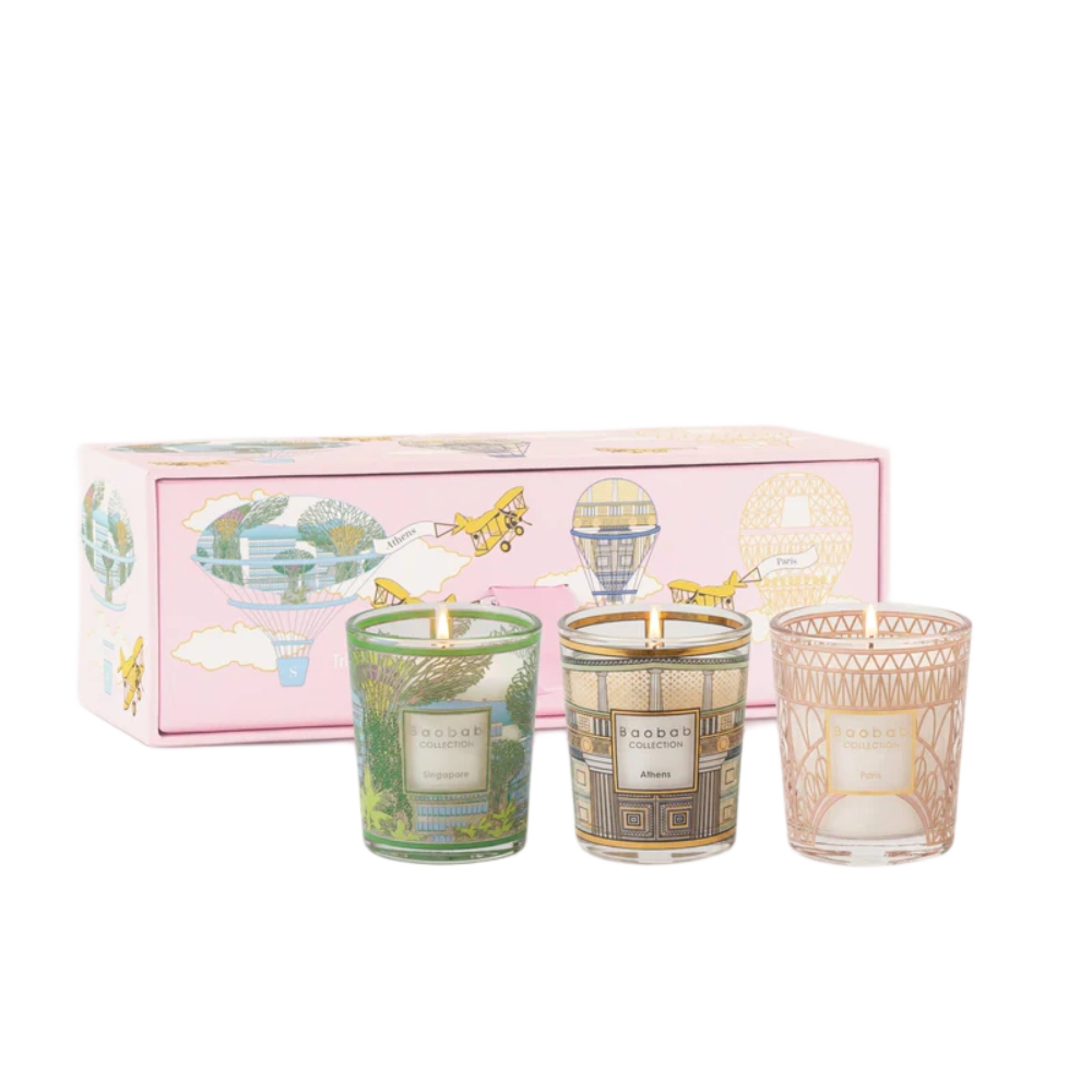 طقم الهدايا تريو سنغافورة أثينا باريس من Baobab Collection صورة إضافية