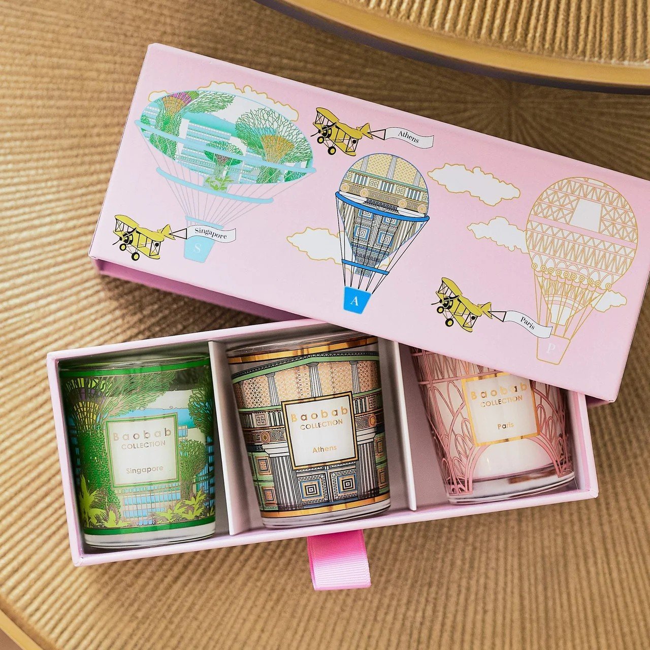 طقم الهدايا تريو سنغافورة أثينا باريس من Baobab Collection صورة إضافية