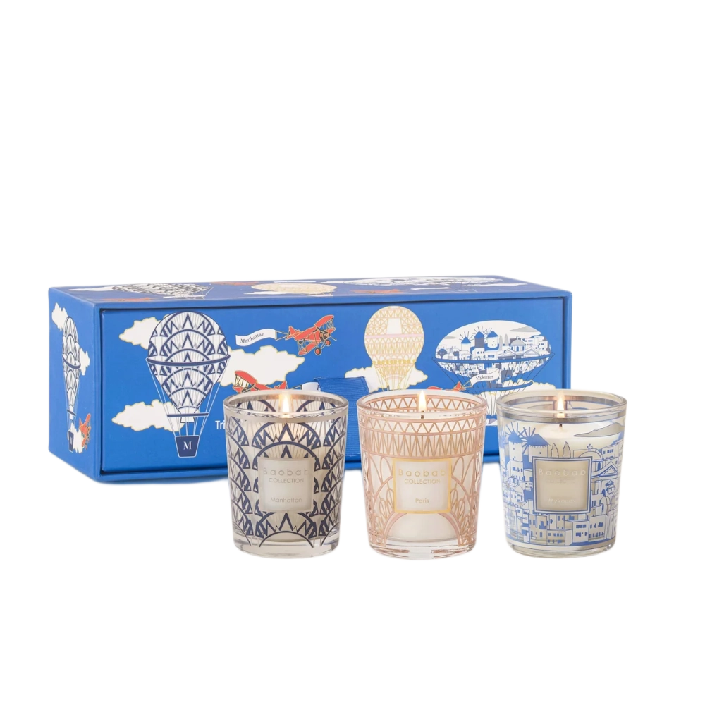 طقم الهدايا تريو مانهاتن باريس ميكونوس من Baobab Collection صورة إضافية