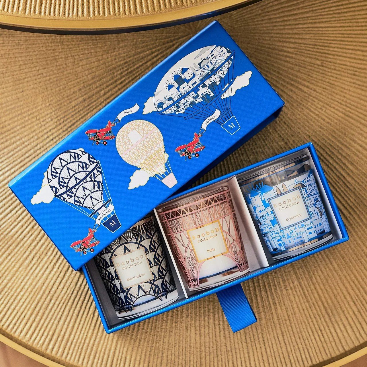 طقم الهدايا تريو مانهاتن باريس ميكونوس من Baobab Collection صورة إضافية